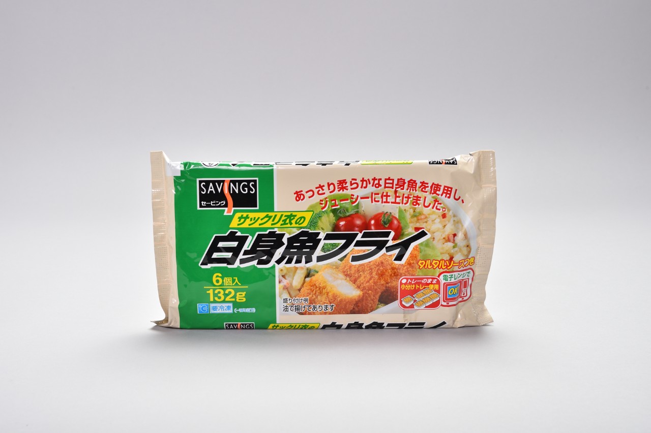 冷凍サックリ衣の白身魚フライ