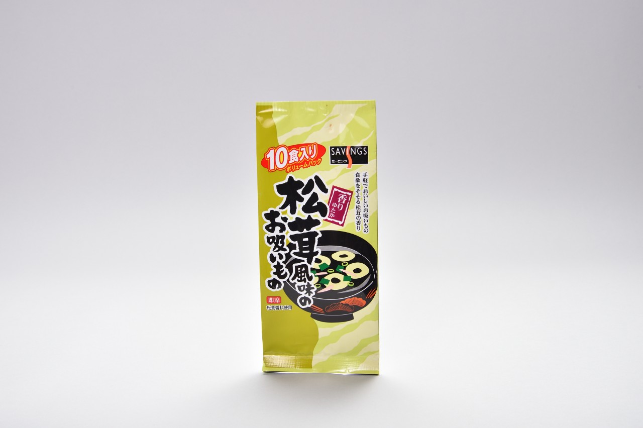 松茸の風味のお吸いもの
