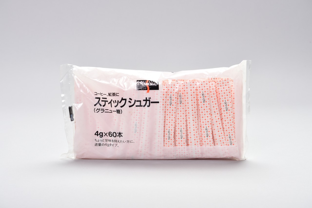 コーヒー紅茶にスティックシュガーグラニュー糖