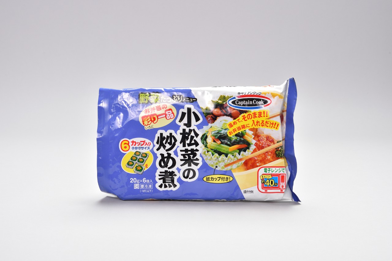 冷凍小松菜の炒め煮