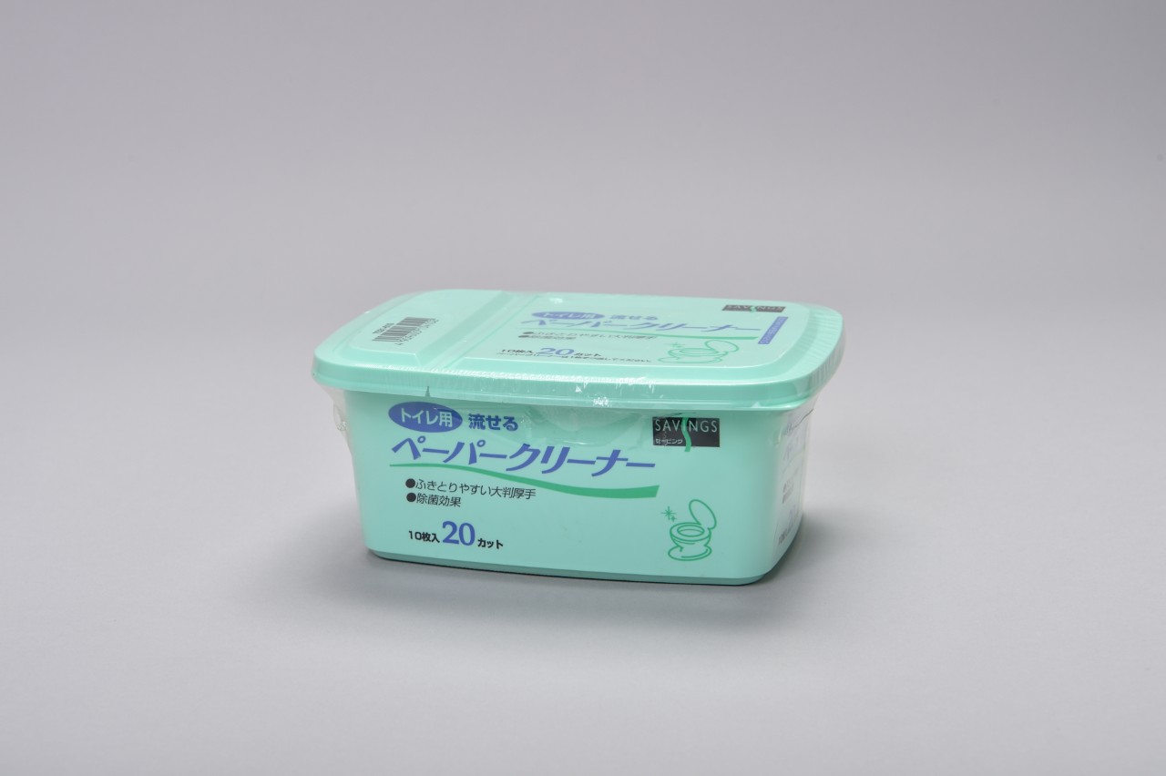 トイレ用流せるペーパークリーナー