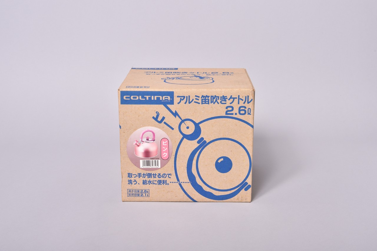 アルミ笛吹きケトルピンク