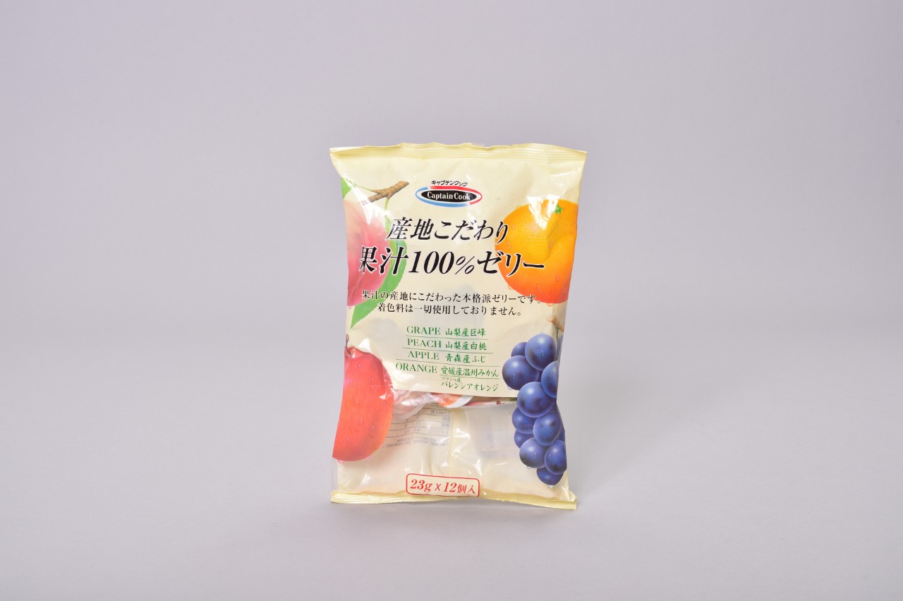 産地こだわり果汁100％ゼリー